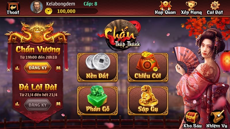 Trải nghiệm chắn đổi thưởng Sunwin